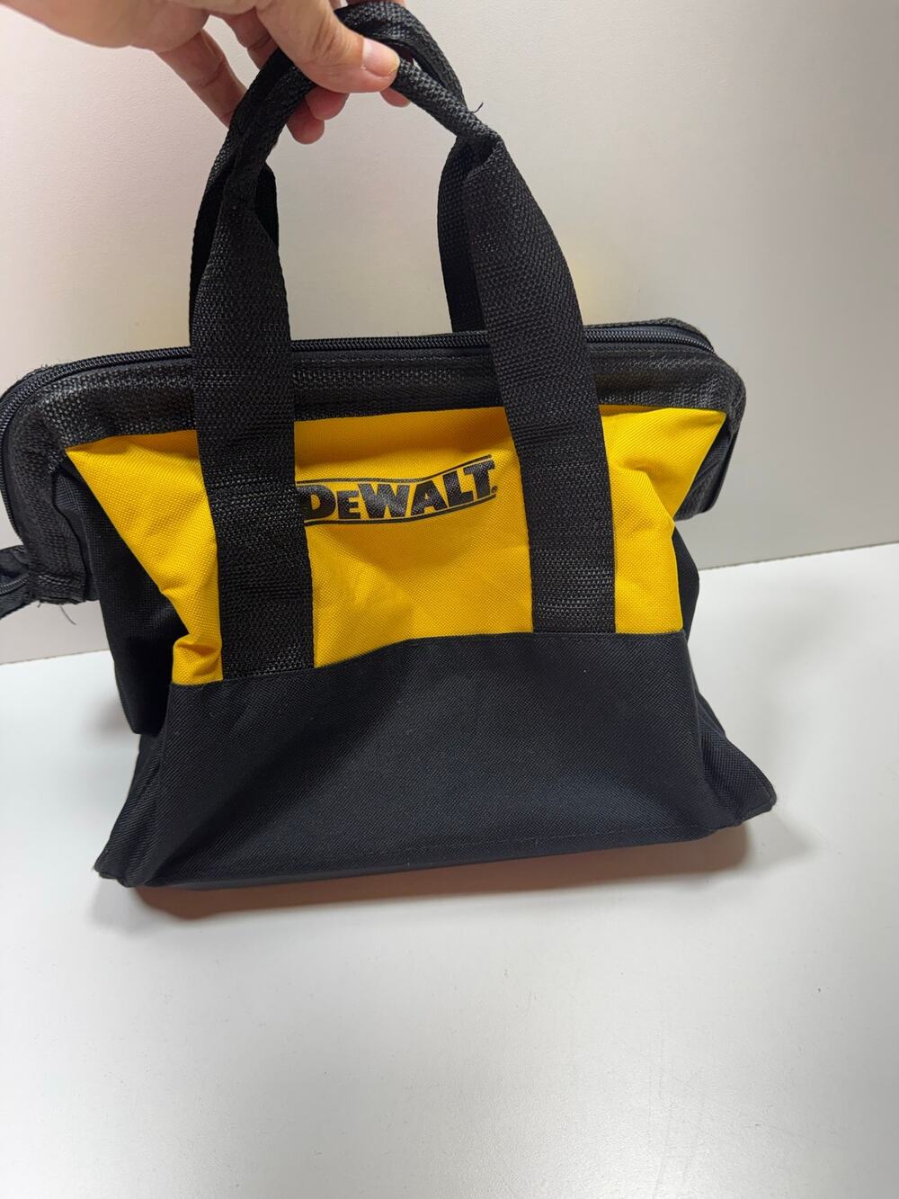 Dewalt Heavy Duty Nylon Small Tool Bag Tote Carrying Case 12X8X7 Contractor